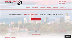 Desktop Screenshot of cherrycreekautomotive.com